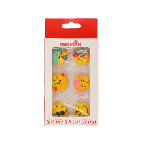 ICING DECOR- SMILEY FACE (#61808)