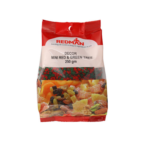 RED & GREEN TREE DECOR REDMAN 250G (#61852)