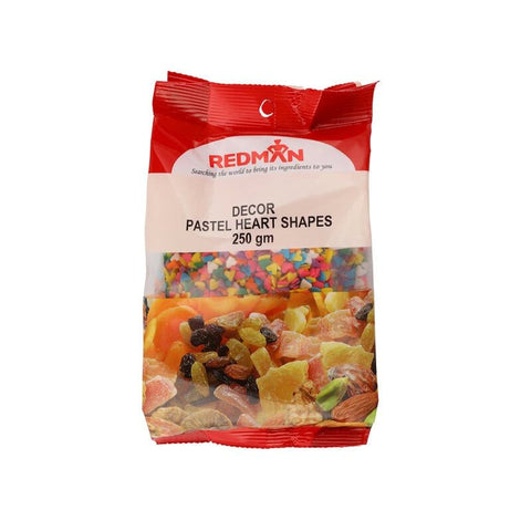 PASTEL HEART SHAPES DECOR 250G (#61854)