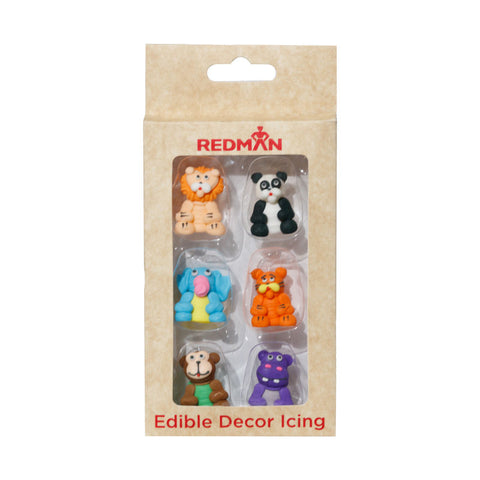 ICING DECOR- SAFARI ANIMALS 3D (#62812)