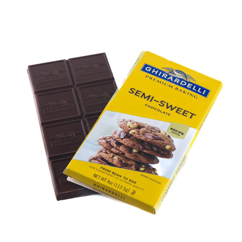SEMI SWEET BAKING CHOCOLATE BAR 4OZ (#62866)
