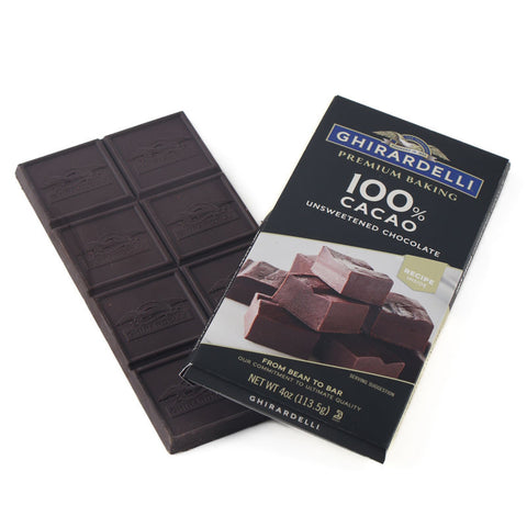 UNSWEETENED 100% CACAO BAKING BAR 4OZ (#62867)