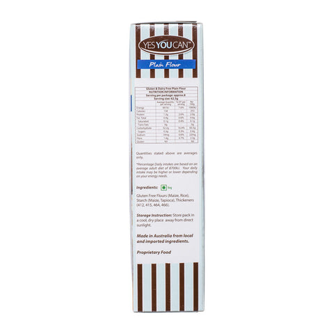GLUTEN FREE PLAIN FLOUR 500G (#63409)