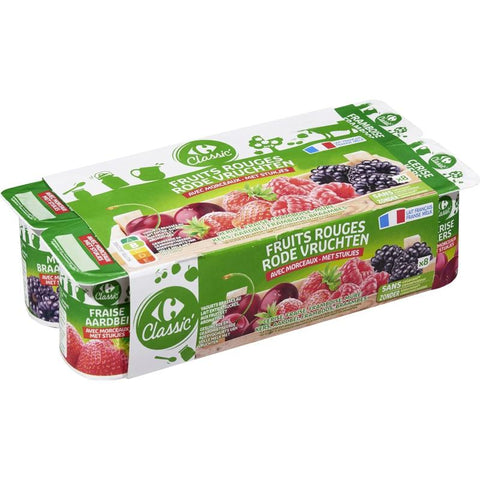 GREEK RED FRUITS PIECES YOGURT 125G (#113762)