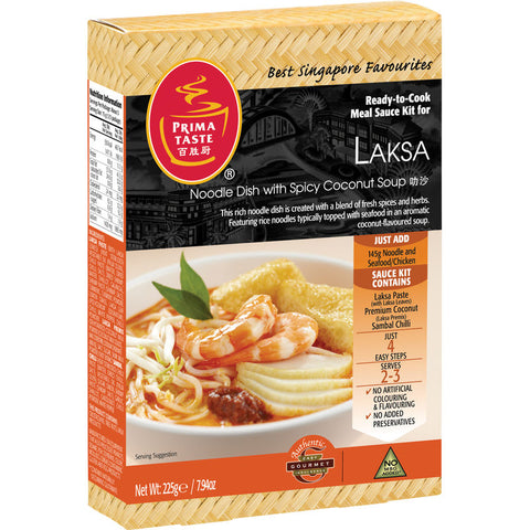 READY TO COOK MEAL SAUCE KIT FOR LAKSA 225G (#64191)