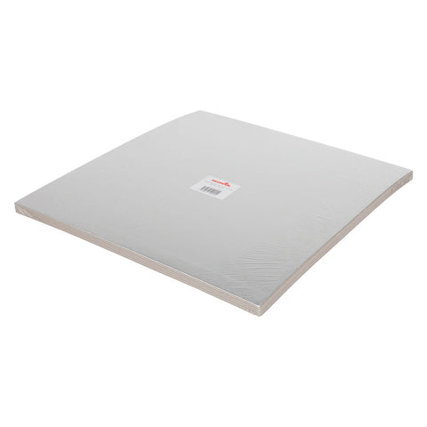 CAKE BOARD 14 INCH SQUARE SILVER 5PCS (#65067)