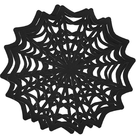HALLOWEEN SPIDERWEB DOYLEY PAPER 10 INCH 10PCS (#65255)