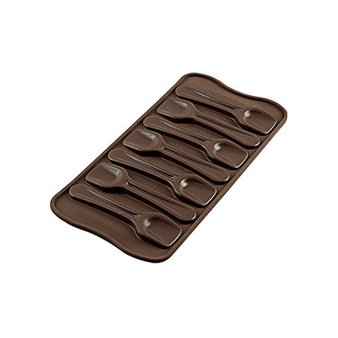 EASY CHOCOLATE SILICON MOULD SCG28 SPOONS (#65425)
