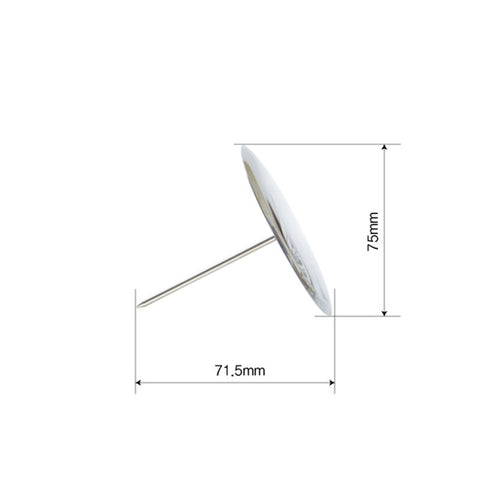 FLOWER NAIL 914 (75MM) (#65943)