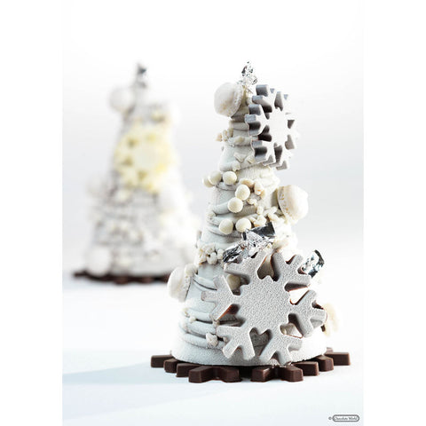 CHOCOLATE MOULD CHRISTMAS SNOWSTAR 5FIG CW1770 (#66422)