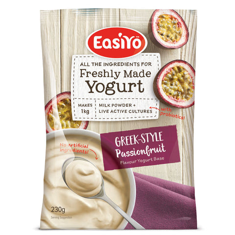 GREEK & PASSIONFRUIT YOGHURT POWDER 230G (#66470)