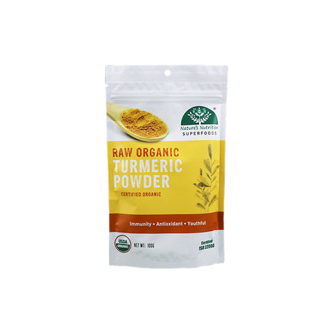 RAW ORGANIC TURMERIC POWDER 100G (#67193)