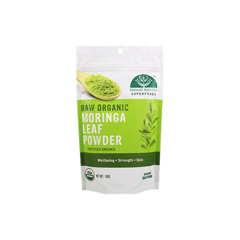 RAW ORGANIC MORINGA LEAF POWDER 100G (#67198)