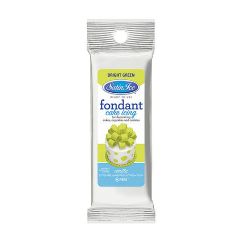 BRIGHT GREEN ROLLED FONDANT 4.4OZ (#67254)