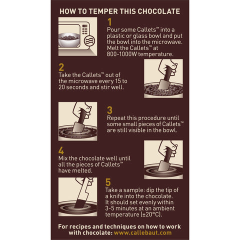 DARK CHOCOLATE COUVERTURE 54.5% 1KG (#67745)