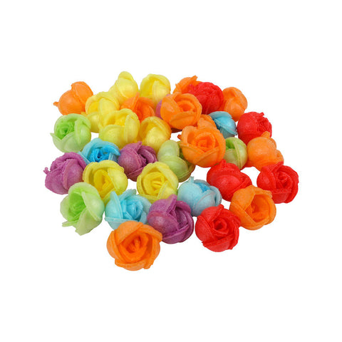 WAFER ROSES (S) ASSORTED 200 PC (#67989)