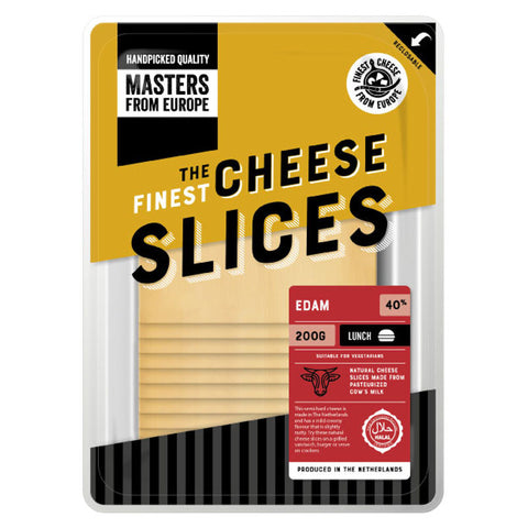 EDAM CHEESE NATURAL SLICES 200G (#67994)