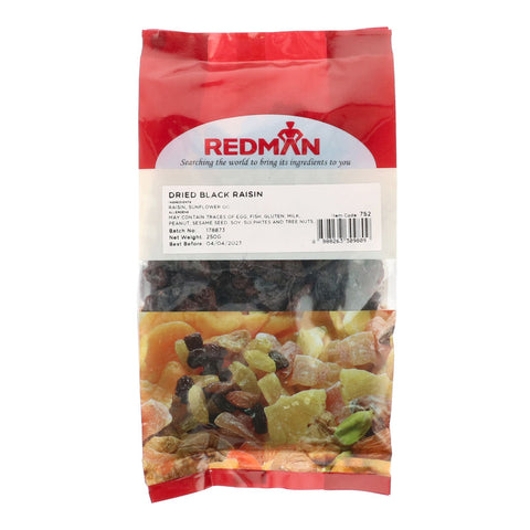 DRIED BLACK RAISINS 250G (#752)