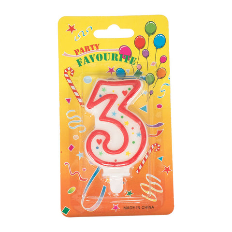 BIRTHDAY CANDLE #3 (#8203)