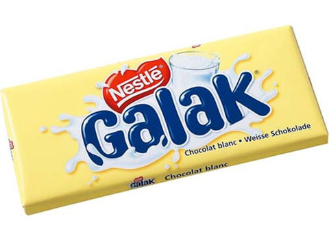 GALAK WHITE CHOCOLATE BAR 100G (#116911)