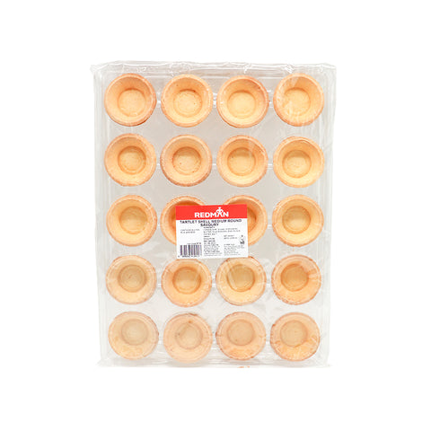 TARTLET SHELL MEDIUM ROUND - SAVOURY 55MM 20PC (#9119)