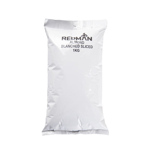 BLANCHED ALMOND SLICED 1KG (#972)