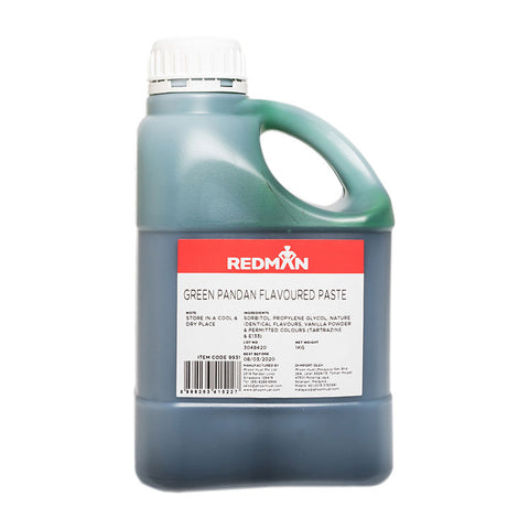 GREEN PANDAN FLAVOURED PASTE 1KG (#9931)