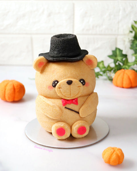 Bear Plushie 3D Roll Chiffon Cake (#SUSTSV0015)