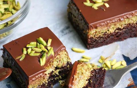 Ultimate Pistachio Kunafa Brownie (#AGNNSP001)
