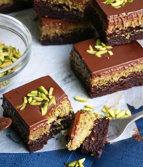 Ultimate Pistachio Kunafa Brownie (#AGNNSP001)