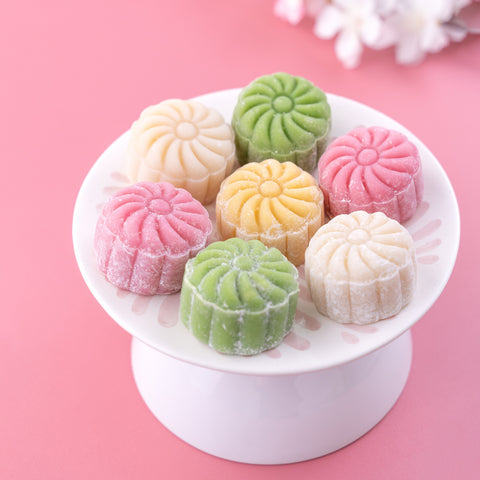 Moon Palace Lychee + Coconut Sweet Potato & Yam Snowskin Mooncake (#MOONCAKE2)