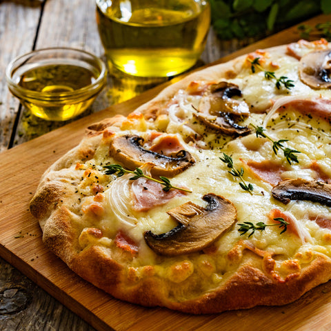 Tuna Pizza & Mushroom Truffle Pinsa (#PIZZA2)
