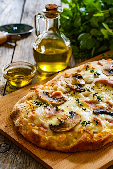 Tuna Pizza & Mushroom Truffle Pinsa (#PIZZA2)
