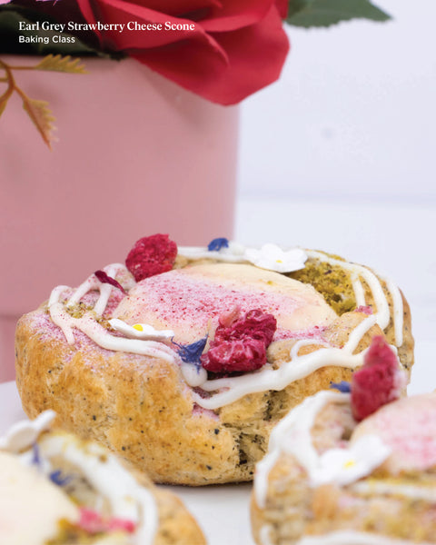 Mother's Day Earl Grey Strawberry Cream Cheese Scone (#MOTD001)