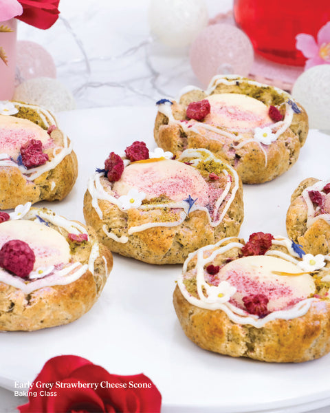 Mother's Day Earl Grey Strawberry Cream Cheese Scone (#MOTD001)