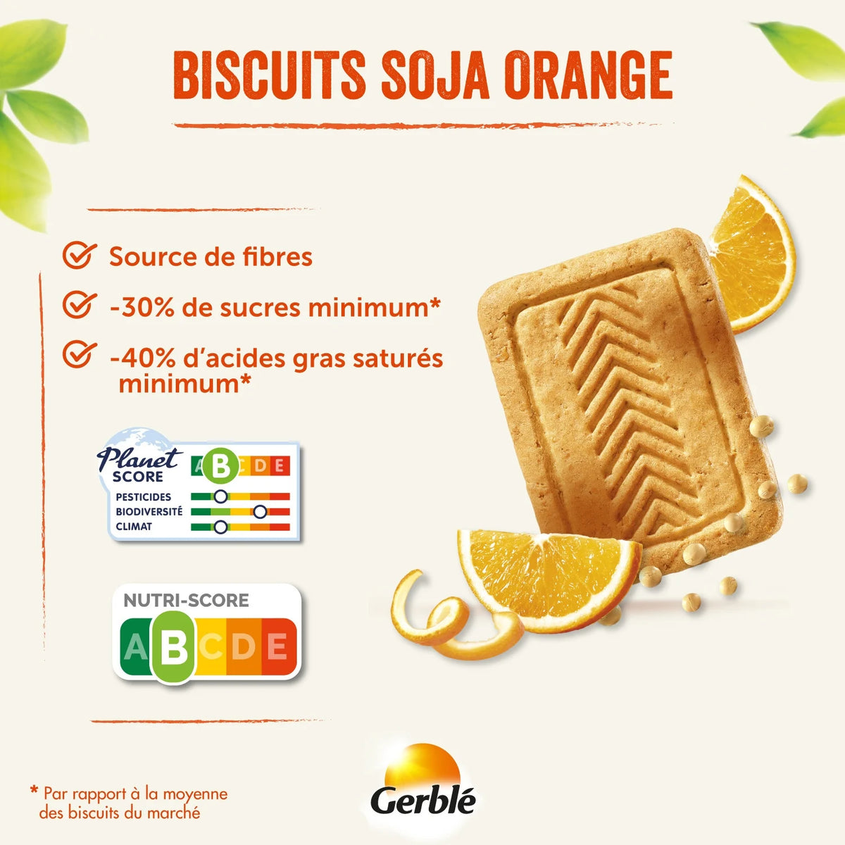 ORANGE AND SOY BISCUITS 280G (
