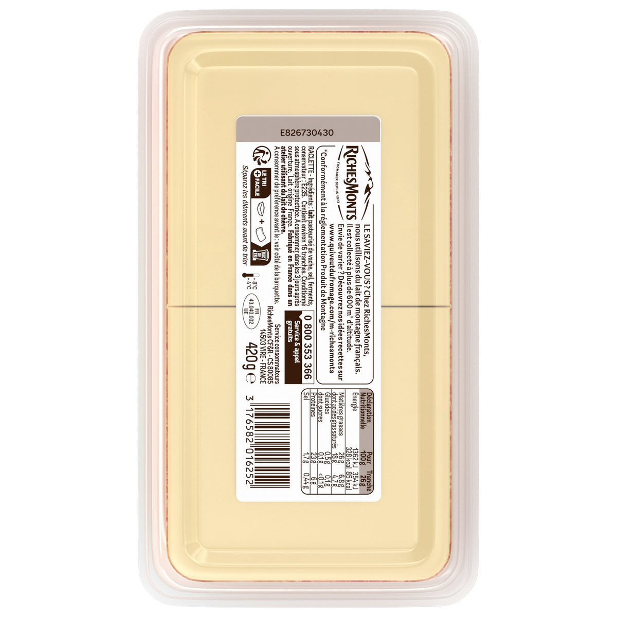 CLASSIC RACLETTE 420G (