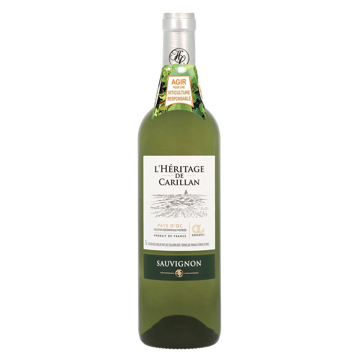 WHITE IGP OC SAUVIGNON 75CL LHERITAG (
