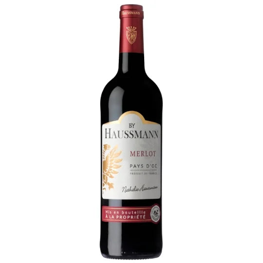 RED IGP OC MERLOT 75CL BYHAUSSMANN (