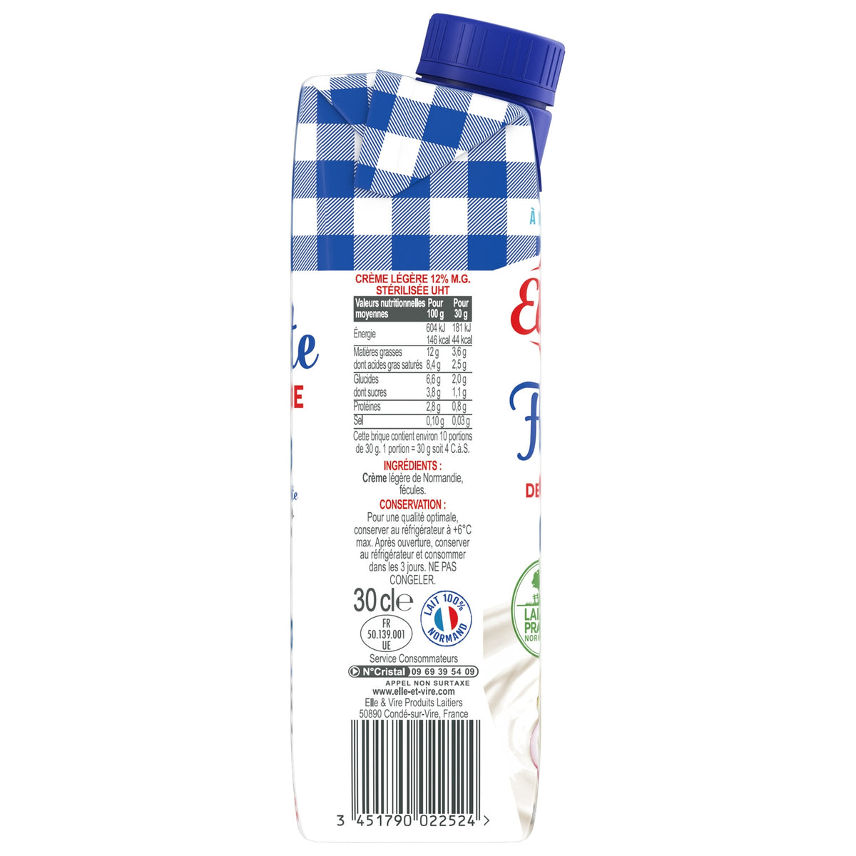 FRESH FLEURETTE CREAM 15% FAT 30CL (