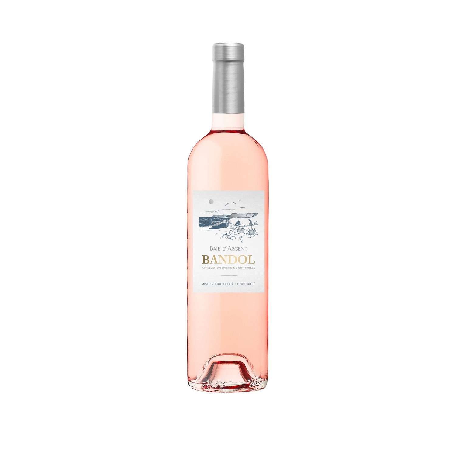 VIN ROSE AOP BANDOL 75CL BAIE.ARGENT (