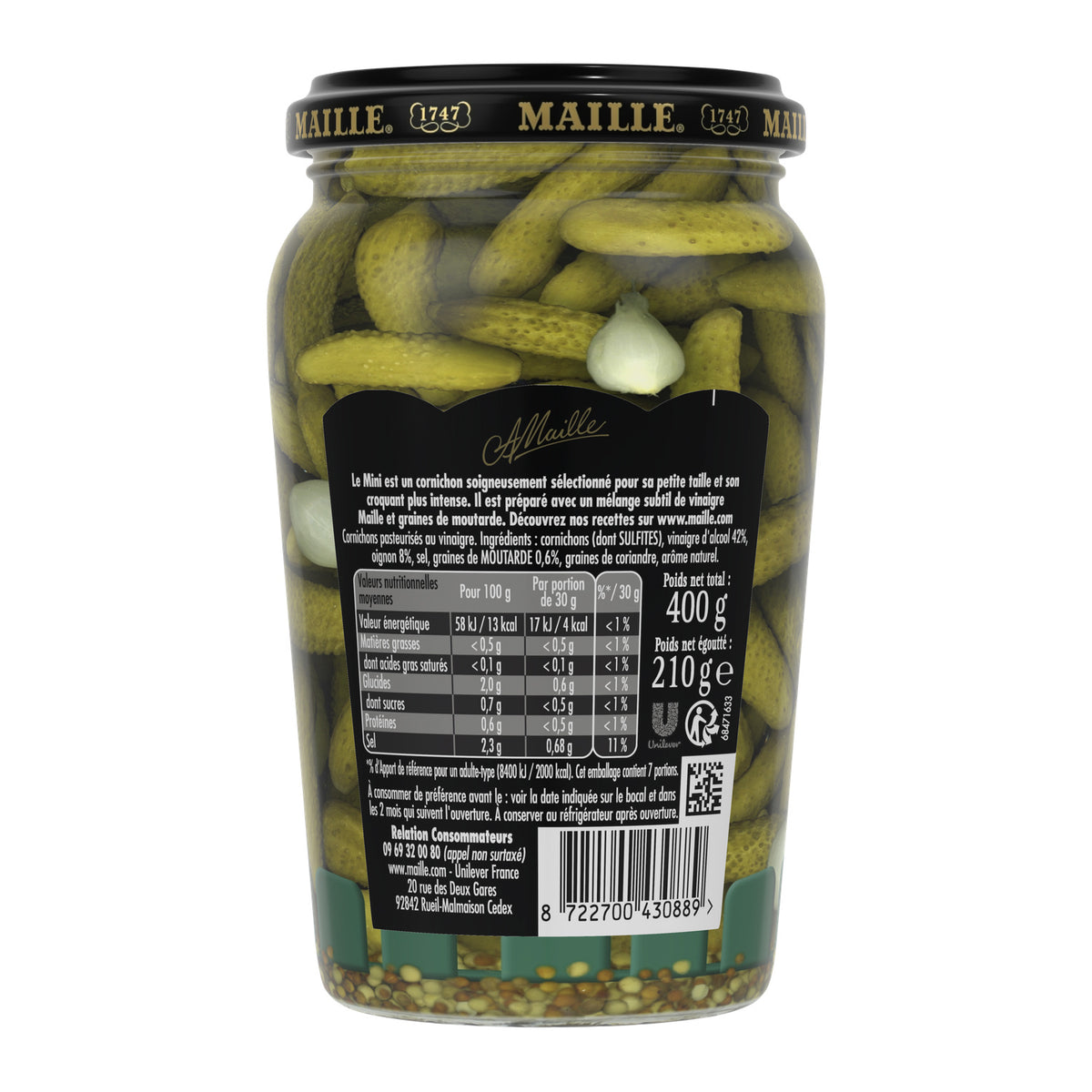 MINI PICKLES 210G (