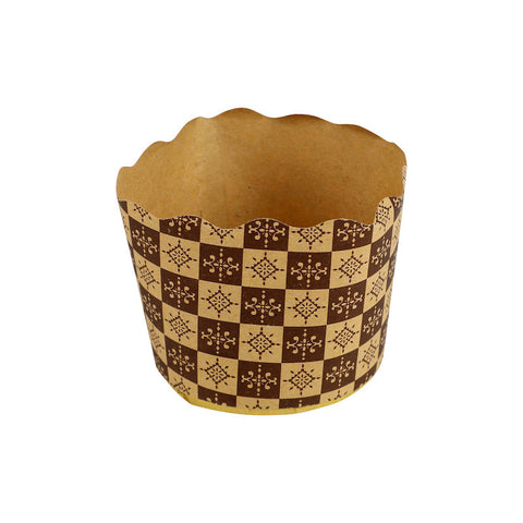 MUFFIN CUPCAKE BAKING CASE KRAFT BROWN 100PC (#100008)