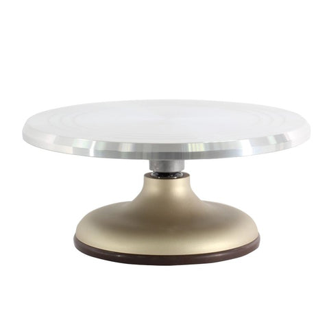ALUMINIUM ALLOY GOLD TURNTABLE 309X133MM SN4175 (#100168)