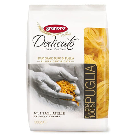 TAGLIATELLE PASTA 81 DEDICATO 500G (#100212)