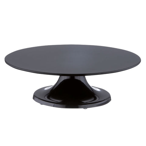 BLACK CAKE STAND Ø320X100MMH 227128 (#100313)