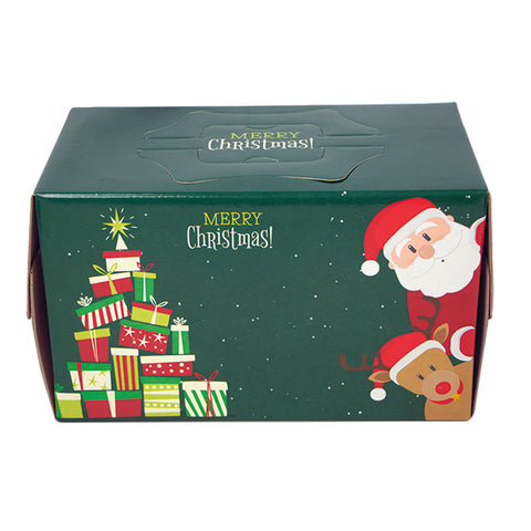 LOG CAKE BOX 10"X6"X6"H /XMAS GIFT TREE (#100353)