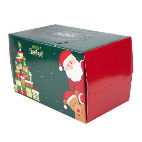 LOG CAKE BOX 10"X6"X6"H /XMAS GIFT TREE (#100353)