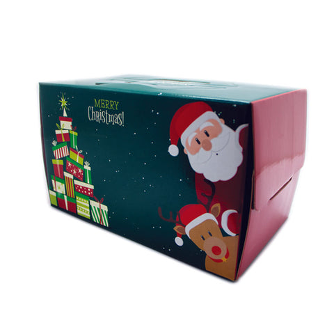 LOG CAKE BOX 13.375X7X5.875"H /XMAS GIFT TREE (#100371)