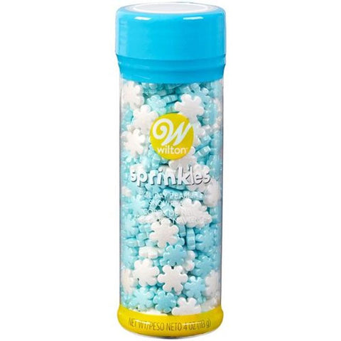 BLUE WHITE SNOWFLAKE SPRINKLE 710-7662 (#100415)